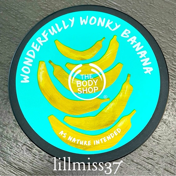 NEW 200ml THE BODY SHOP Wonderfully Wonky Banana Body Butter 6.75OZ - Picture 1 of 3